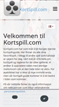 Mobile Screenshot of kortspill.com